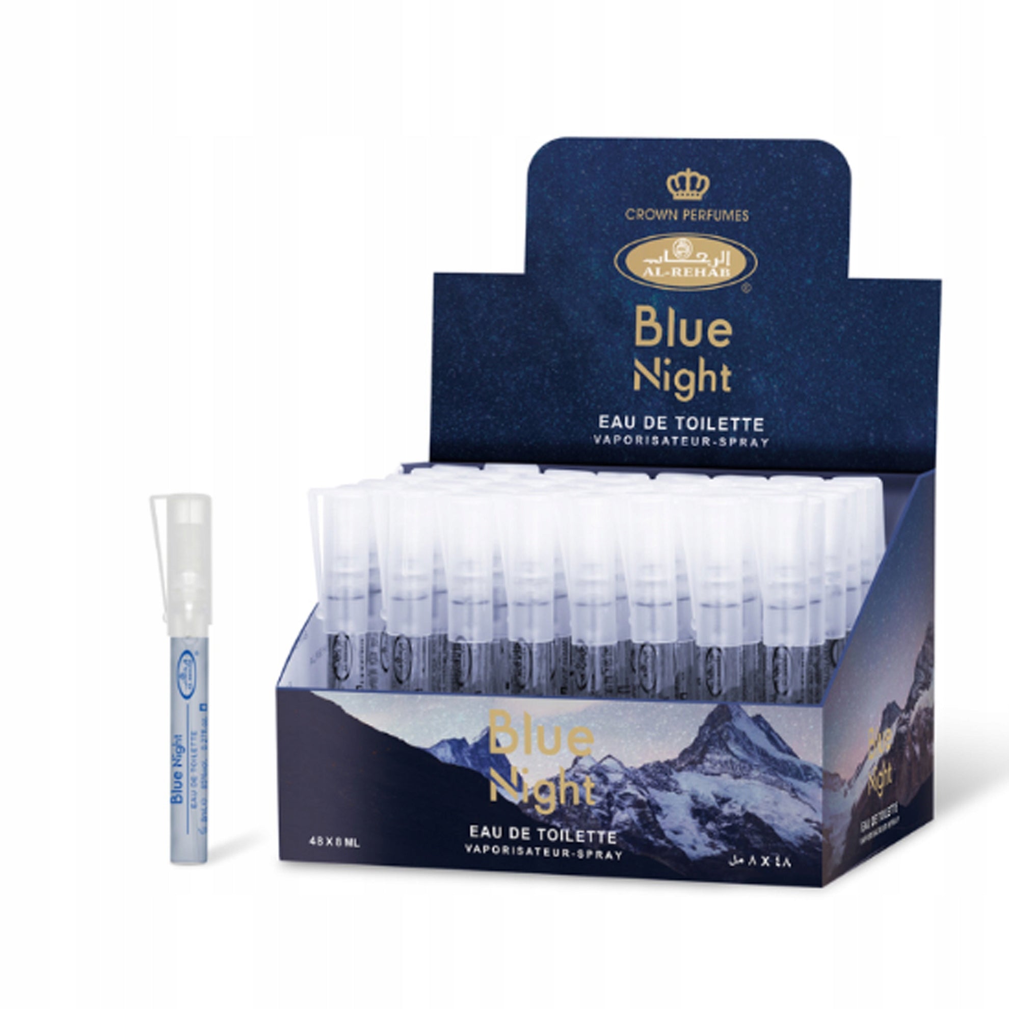 BLUE NIGHT Eau De Toilette for Him Pen Spray 8 ml Al Rehab