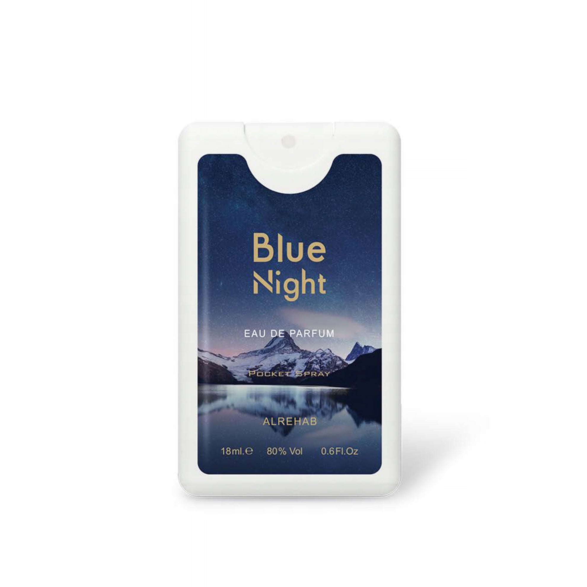 BLUE NIGHT Perfumed Water For Him Pocket Spray EDP 18 ml Al Rehab EAN (GTIN) 5906468403917