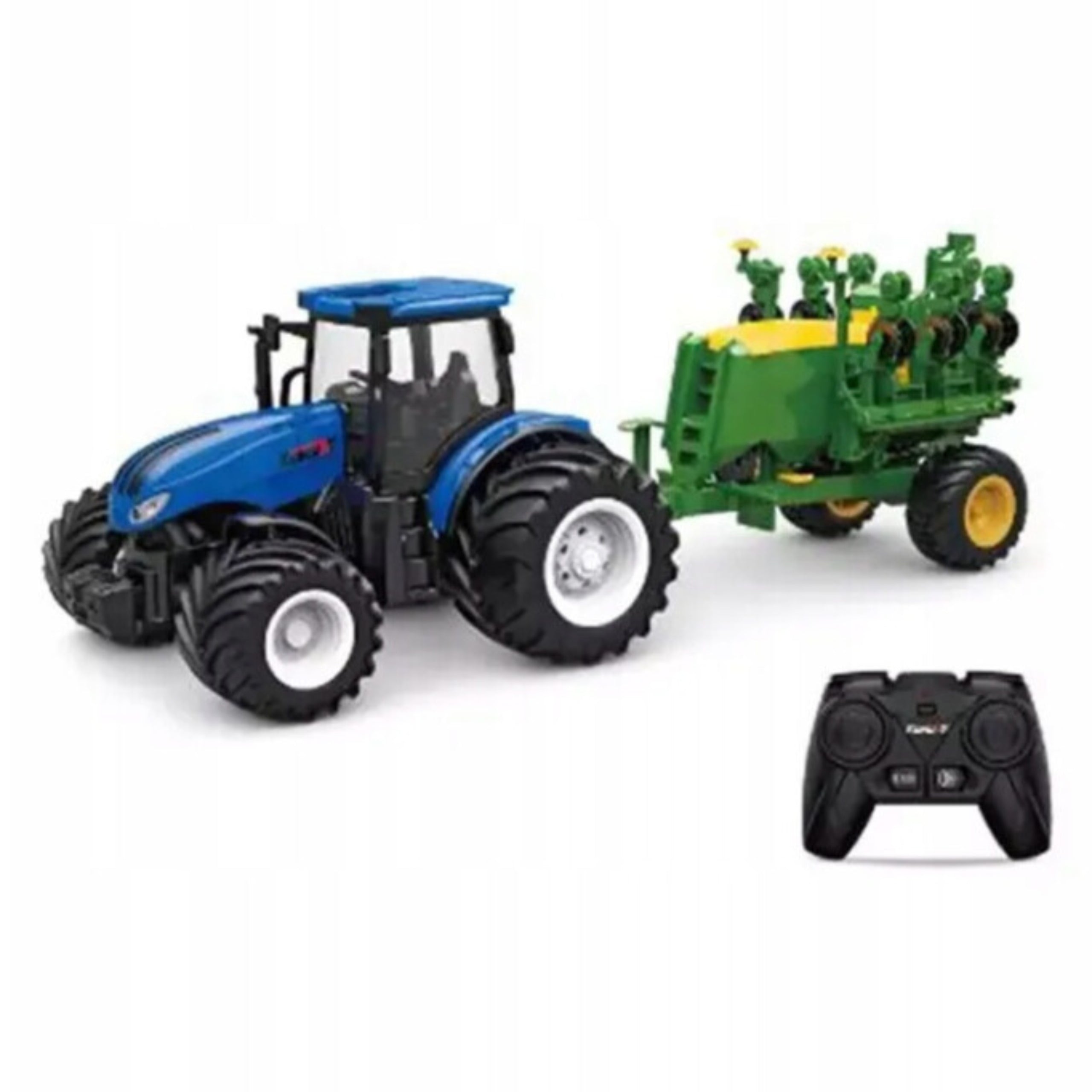 BLUE RC TRACTOR REMOTE CONTROLLED WITH AGRICULTURAL MACHINE FOR CHILDREN EAN (GTIN) 5906063030679
