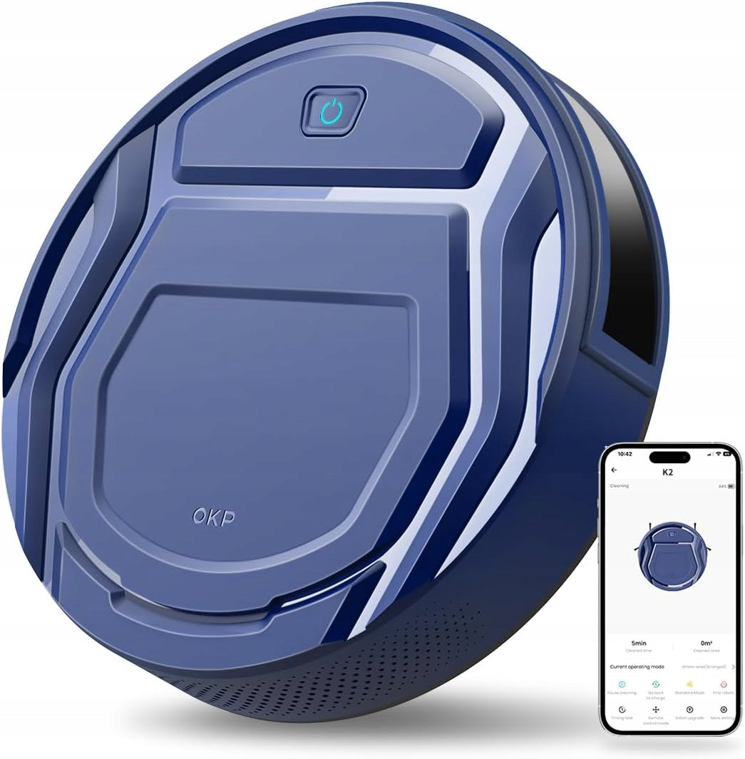 BLUE ROBOT CLEANING AUTOMATIC VACUUM CLEANER