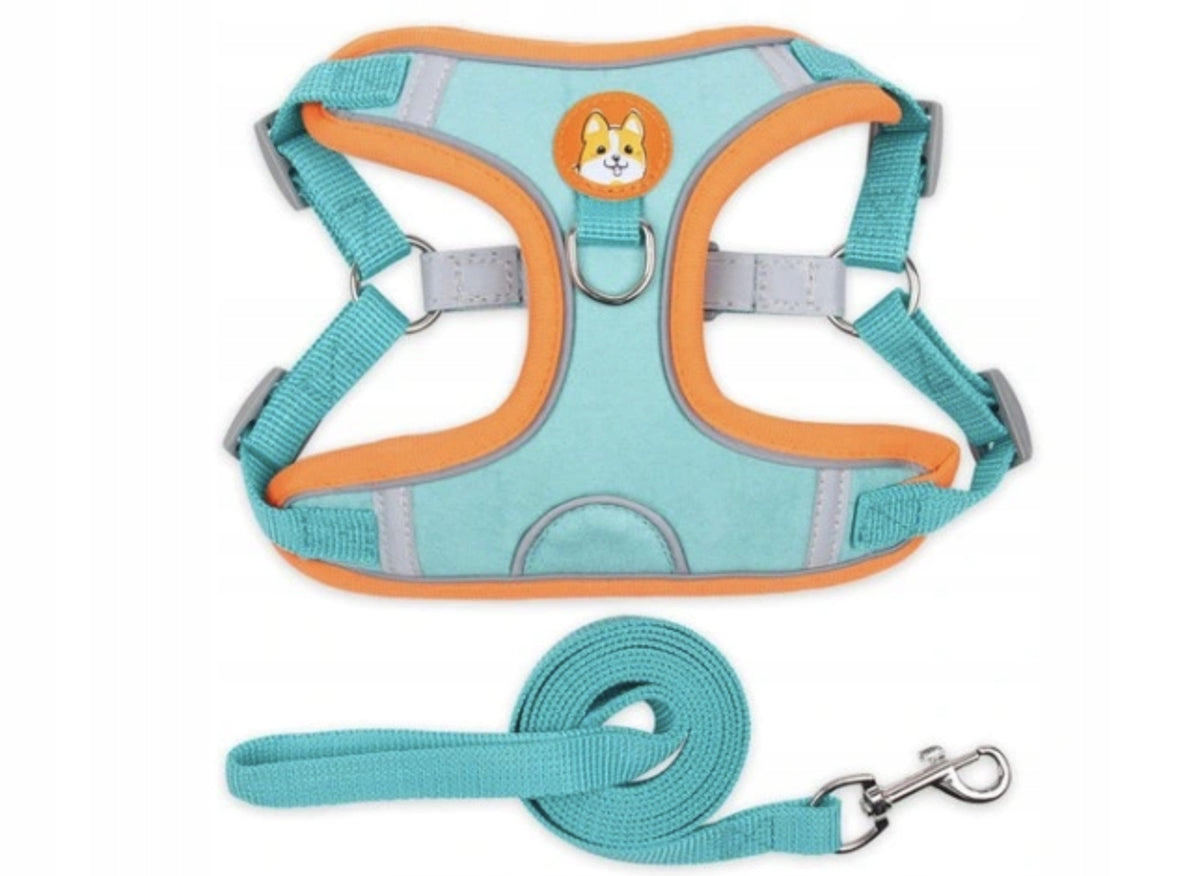 BLUE STRONG DOG HARNESS PRESSURE-FREE LIGHT L Manufacturer code 070593