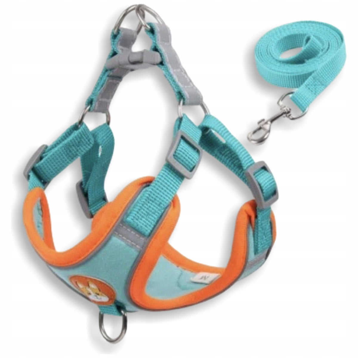 BLUE STRONG DOG HARNESS PRESSURE-FREE LIGHT L