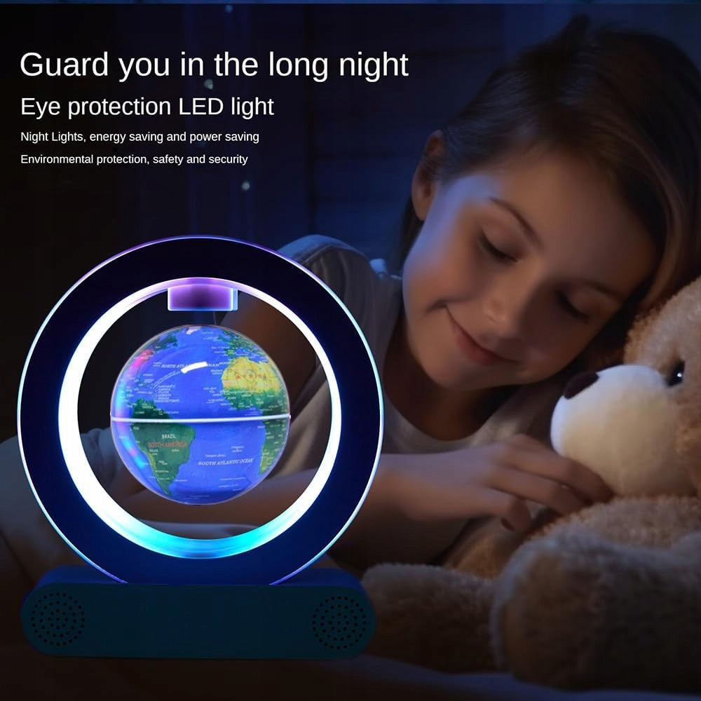 BLUETOOH SPEAKER LEVITATING GLOBE PINK 106mm GLOWING LED GIFT EAN (GTIN) 5908249839991