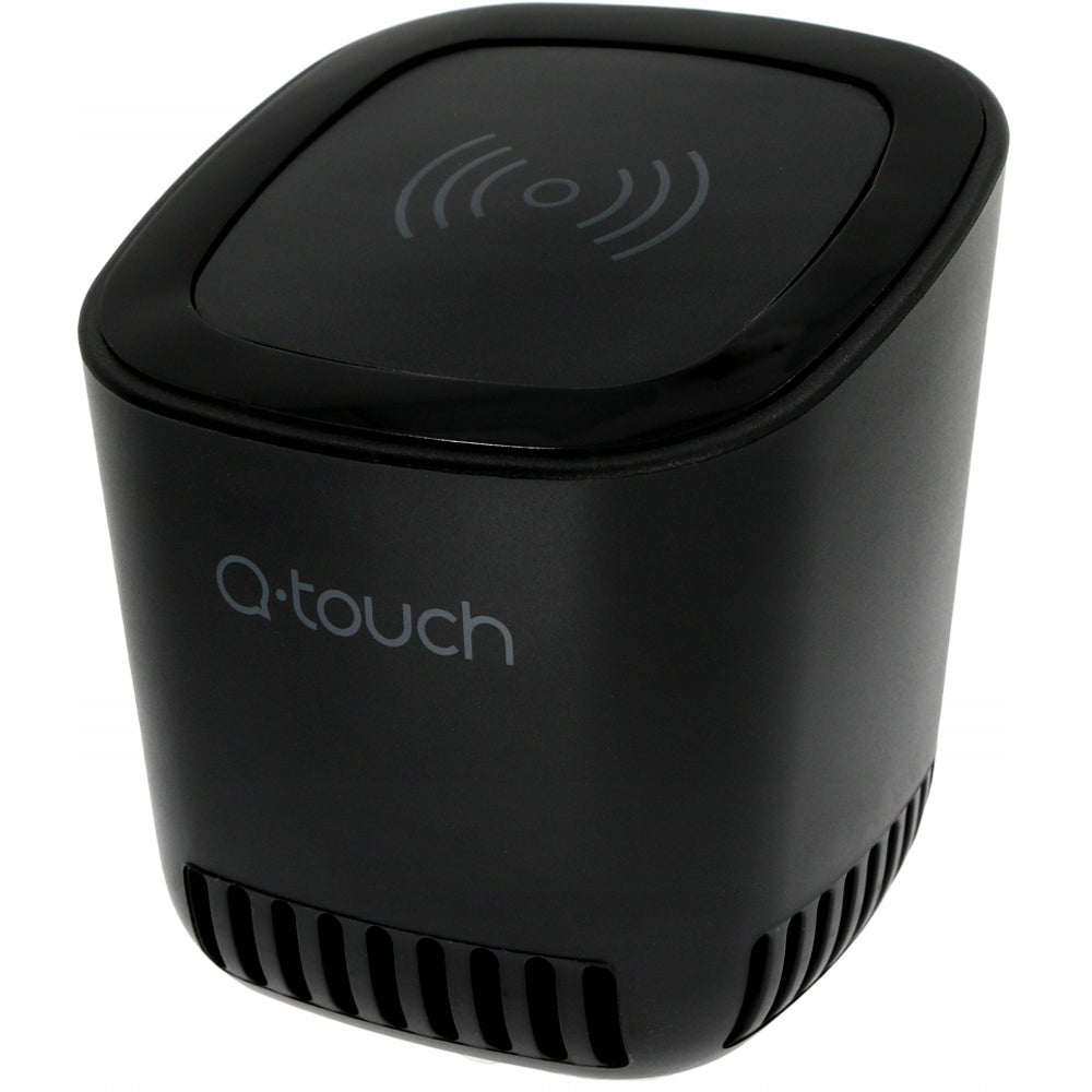 BLUETOOTH 2in1 Speaker with Induction Charger 3W Qtouch QBL-96 black 500mah