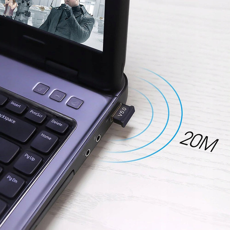 BLUETOOTH 5.0 DONGLE USB TO PC ADAPTER Batteries included no