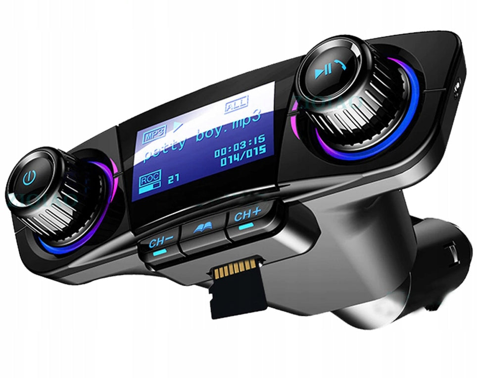 BLUETOOTH 5.0 USB MULTIMEDIA 8in1 FM TRANSMITTER Brand Koanni