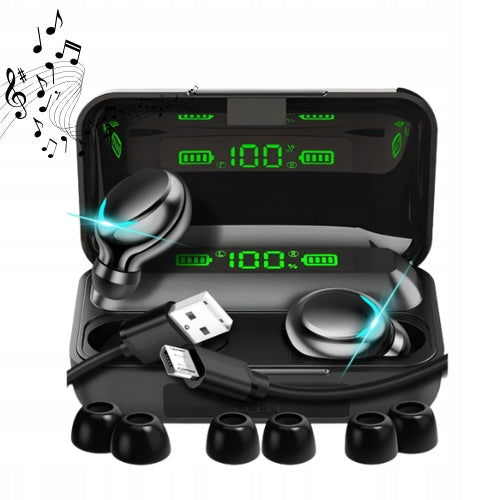 BLUETOOTH 5.1 WIRELESS HEADPHONES + POWERBANK
