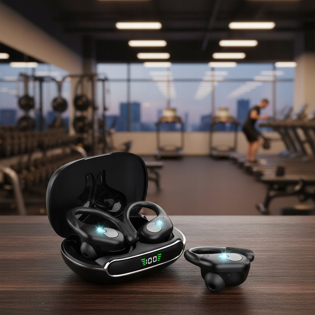 BLUETOOTH 5.3 WIRELESS HEADPHONES IN-EAR SPORTS BASS PRO CALLS Brand LOLEKO