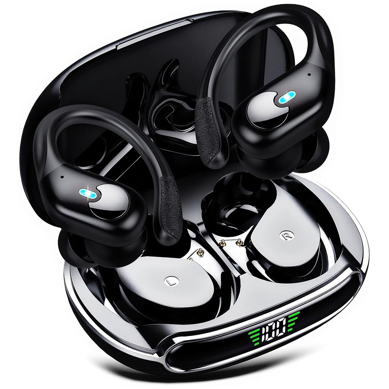 BLUETOOTH 5.3 WIRELESS HEADPHONES IN-EAR SPORTS BASS PRO CALLS