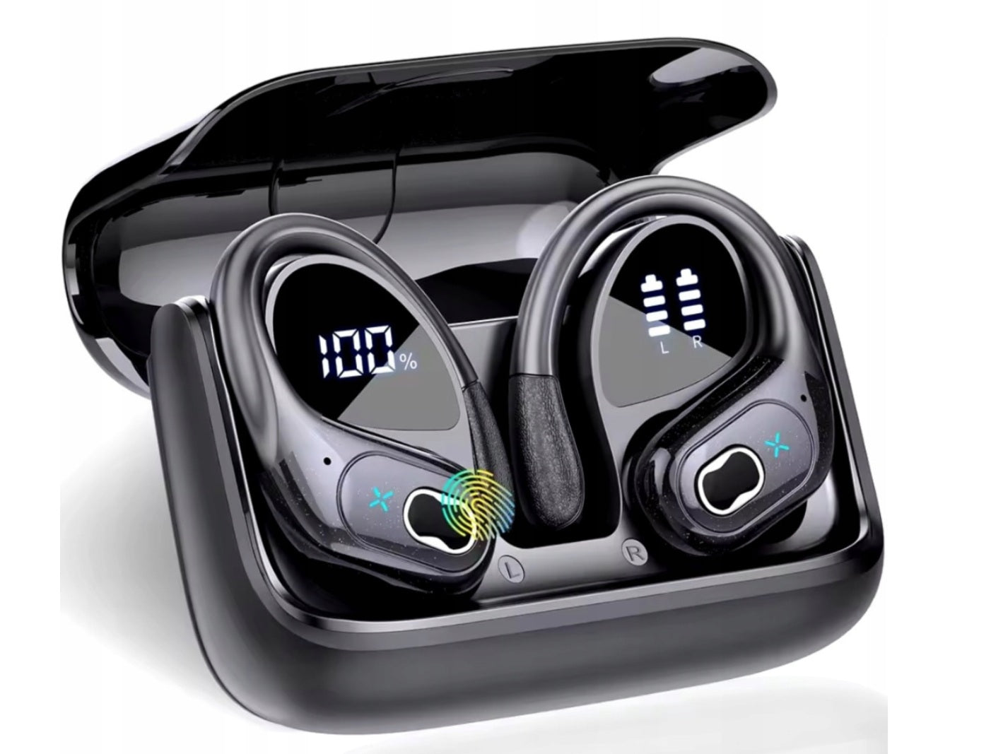 BLUETOOTH 5.3 WIRELESS HEADPHONES IN-EAR SPORTS TALK BASS HD65