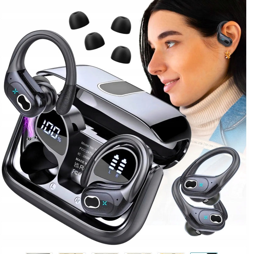 BLUETOOTH 5.3 WIRELESS HEADPHONES IN-EAR SPORTS TALK HD65 BASS Manufacturer code SŁUCHAWKI BEZPRZEWODOWE TWS XY-70