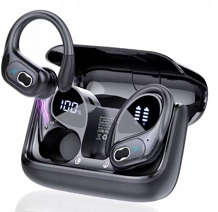 BLUETOOTH 5.3 WIRELESS HEADPHONES IN-EAR SPORTS TALK HD65 BASS