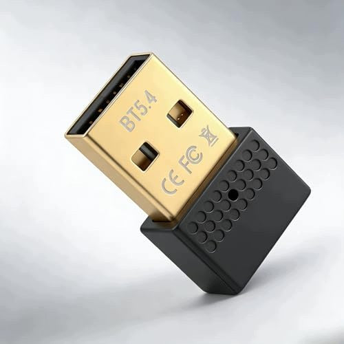 BLUETOOTH 5.4 USB TO PC ADAPTER DONGLE RECEIVER 20M STEEL HEADPHONES Brand no brand