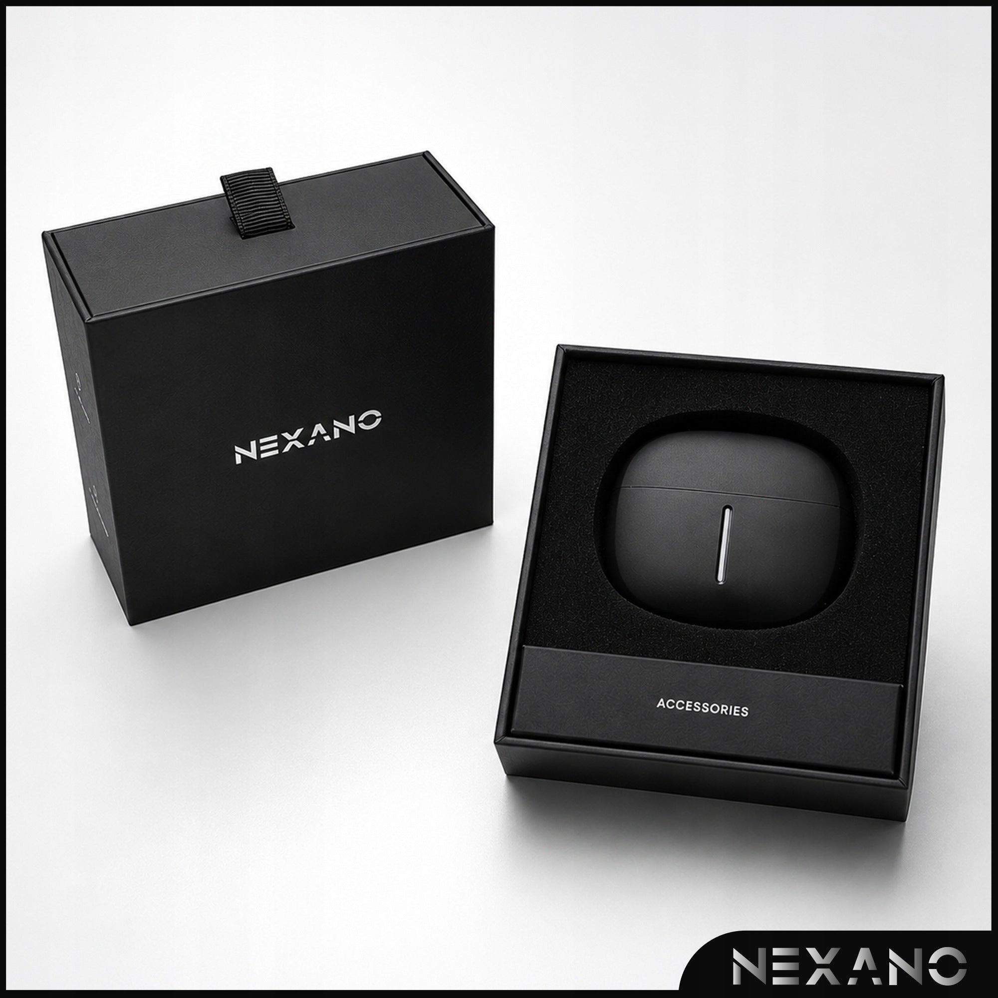 BLUETOOTH 6.0 ANC WIRELESS HEADPHONES IN-EAR BASS CALLS Packaging status original