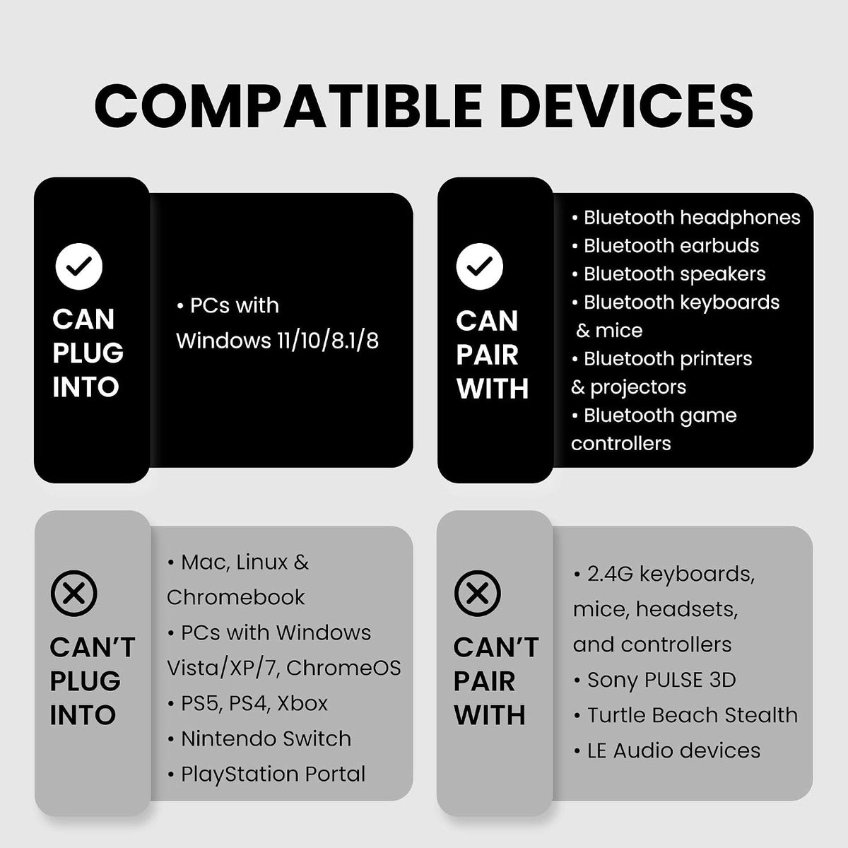 BLUETOOTH ADAPTER 5.0 USB DONGLE FOR PRINTER HEADPHONE COMPUTER Manufacturer code ADAPTER BLUETOOTH 5.0 USB DONGLE BEZPRZE
