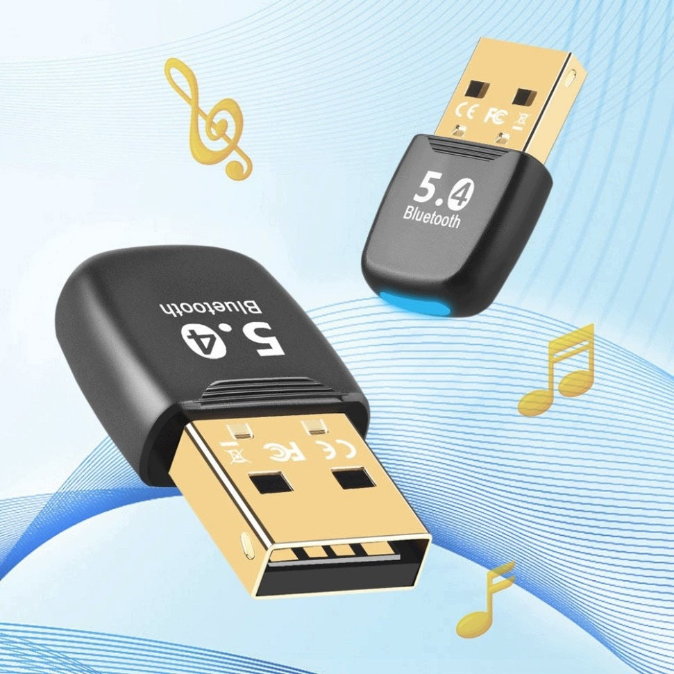 BLUETOOTH ADAPTER 5.4 USB TO COMPUTER PC DONGLE SOUNIX LONG RANGE Packaging status original