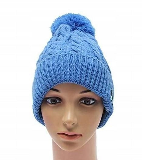 BLUETOOTH CAP WITH STEREO SPEAKERS AND MICROPHONE WINTER BLUE GIFT Manufacturer code MK-2