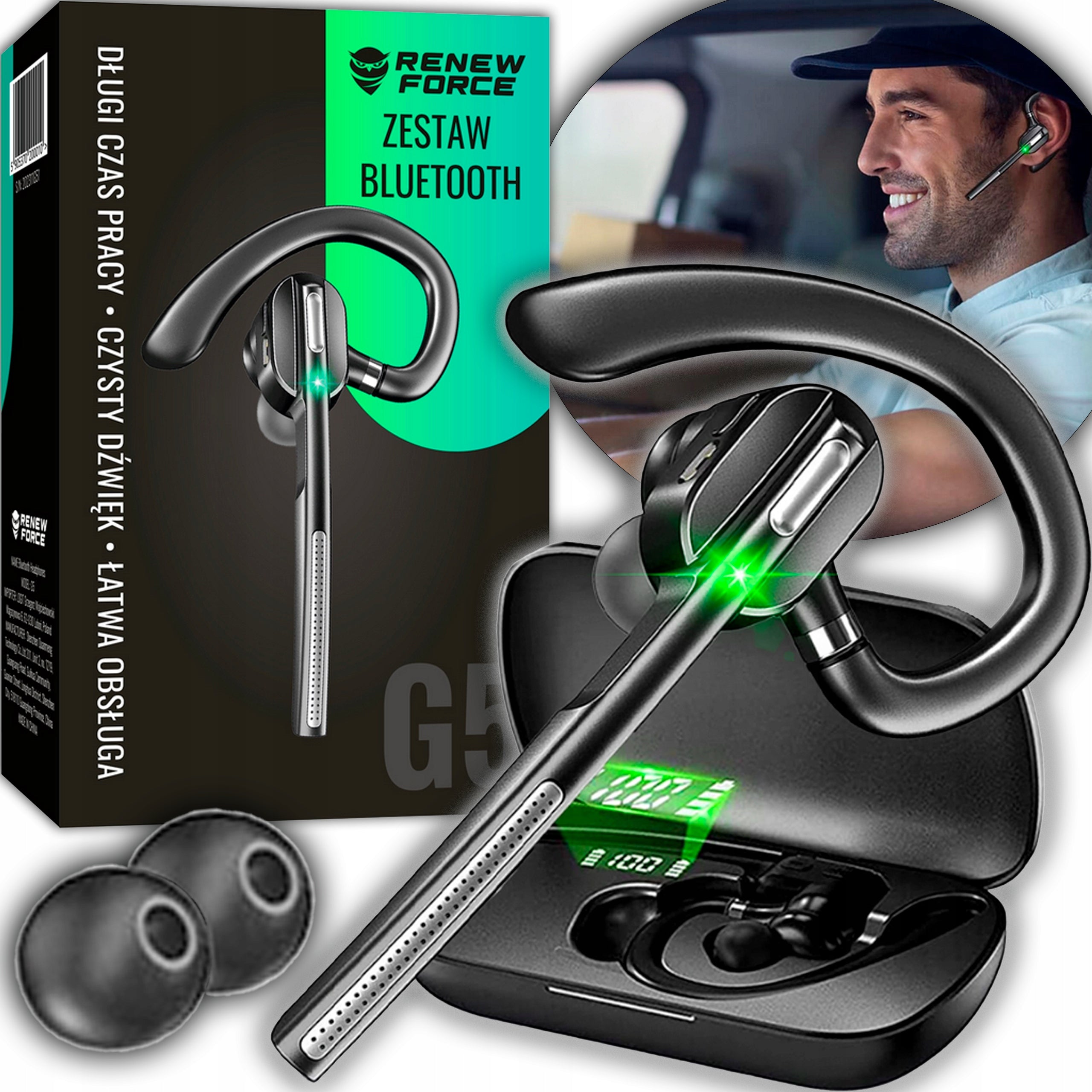 BLUETOOTH EARBUD WIRELESS PRO FOR PHONE POWERBANK CLEAR SOUND