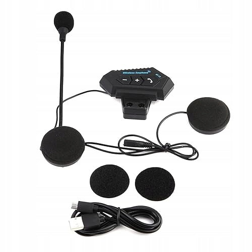 BLUETOOTH HEADPHONES FOR MOTORCYCLE HELMET WIRELESS HI FI FOR DRIVER