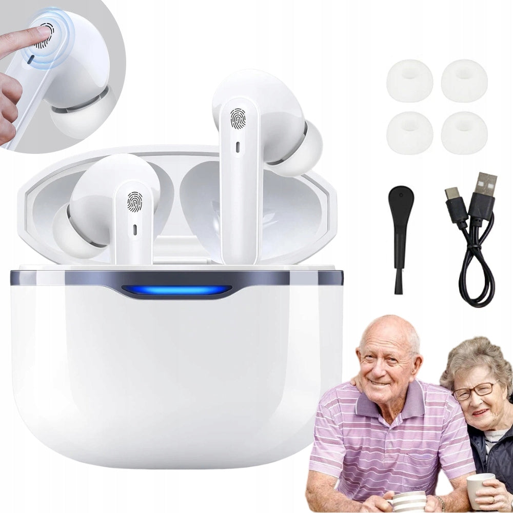 BLUETOOTH HEARING AID SOUND AMPLIFIER WITH CHARGER FOR SENIORS