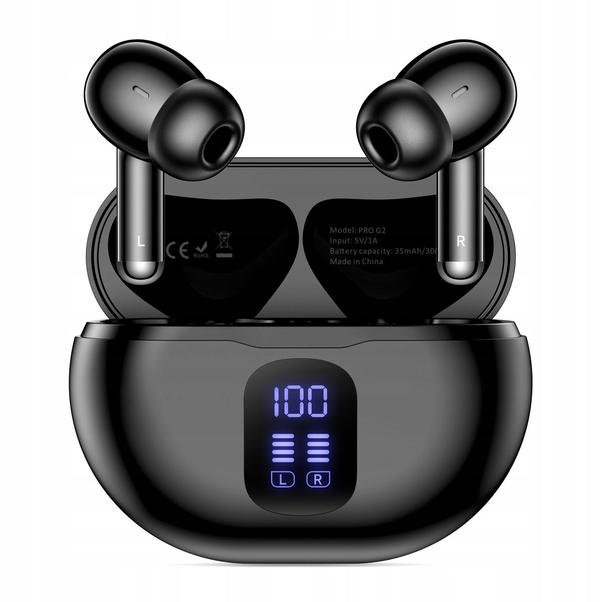 BLUETOOTH IN-EAR WIRELESS HEADPHONES - CLEAR BASS Packaging status original