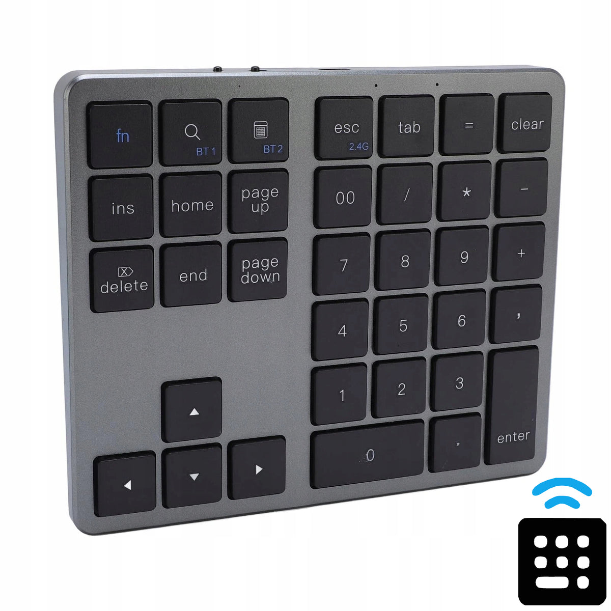 BLUETOOTH KEYBOARD FOR LAPTOP NUMERIC QUIET WIRELESS OFFICE OPERATION Packaging status original