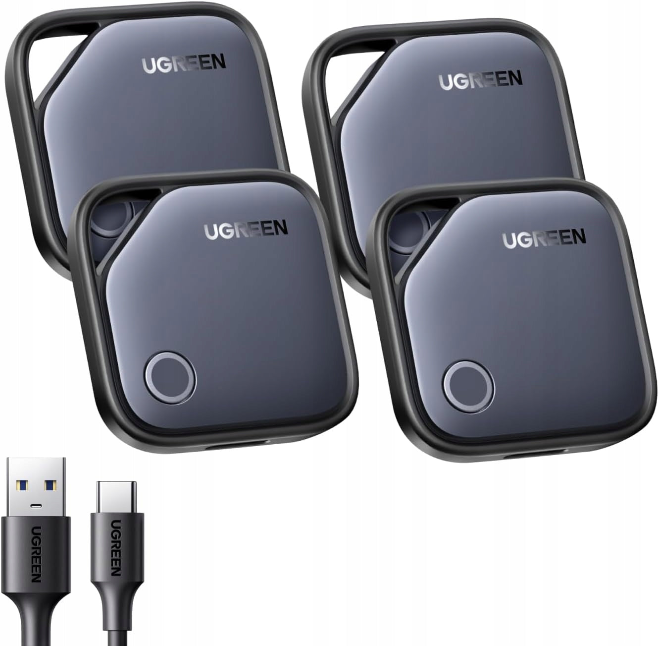 BLUETOOTH LOCATOR 4 PIECES FOR SUITCASE KEYS IPHONE UGREEN