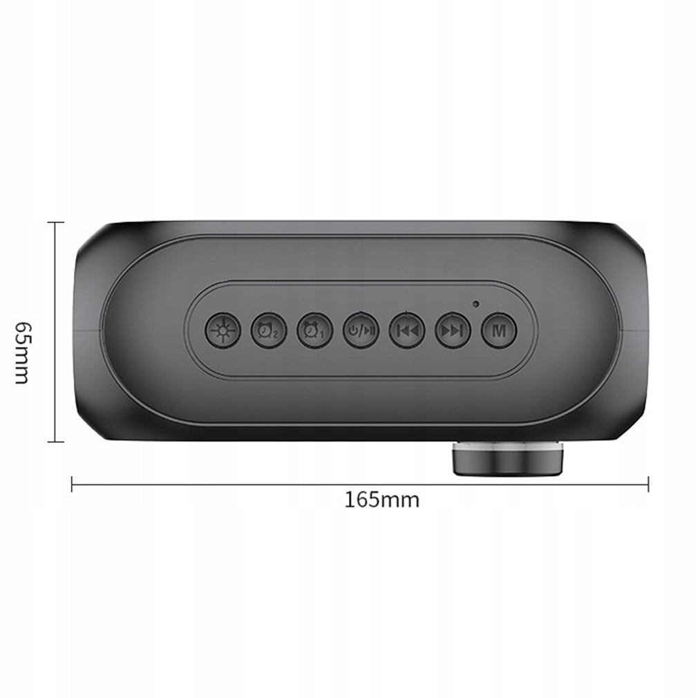 BLUETOOTH MIRROR SPEAKER 5.0 CLOCK RADIO ALARM Brand no brand