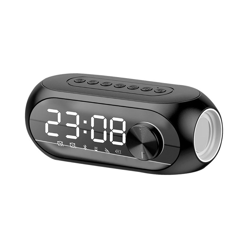 BLUETOOTH MIRROR SPEAKER 5.0 CLOCK RADIO ALARM Manufacturer code Ruffberg S18 głośnik z zegarkiem budzikiem
