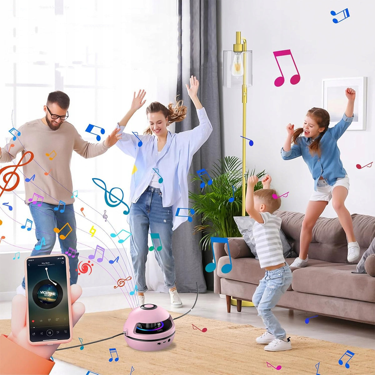 BLUETOOTH MUSIC MACHINE FOR JUMPING ROPE WITH LED COUNTER 1500MAH Packaging status original