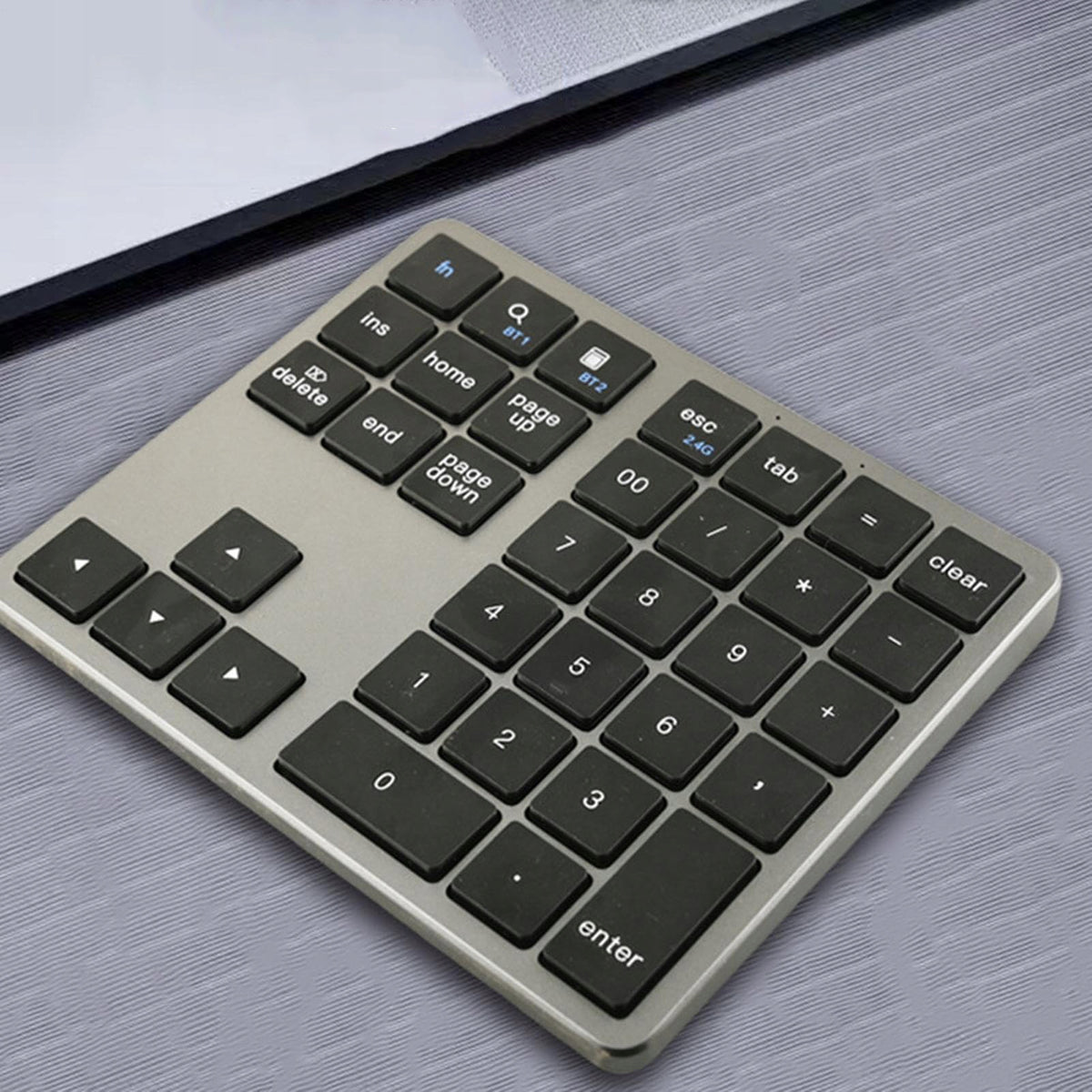 BLUETOOTH NUMERIC KEYBOARD WIRELESS DUAL MODE FOR LAPTOP GREY Packaging status original