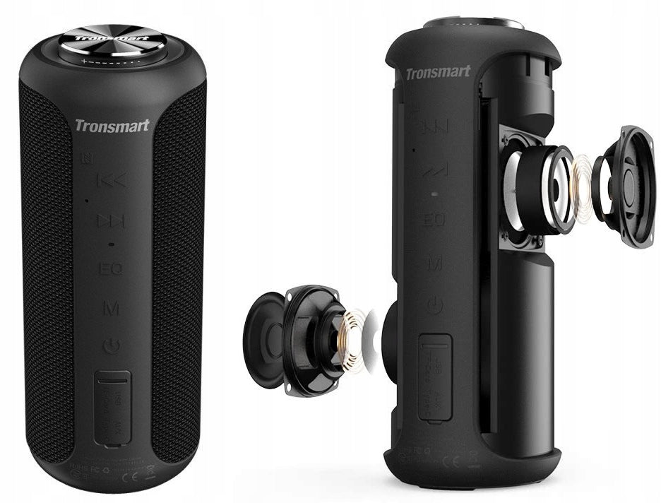 BLUETOOTH PORTABLE SPEAKER TRONSMART T6 PLUS 360° USB SD 40W WITH Powerbank