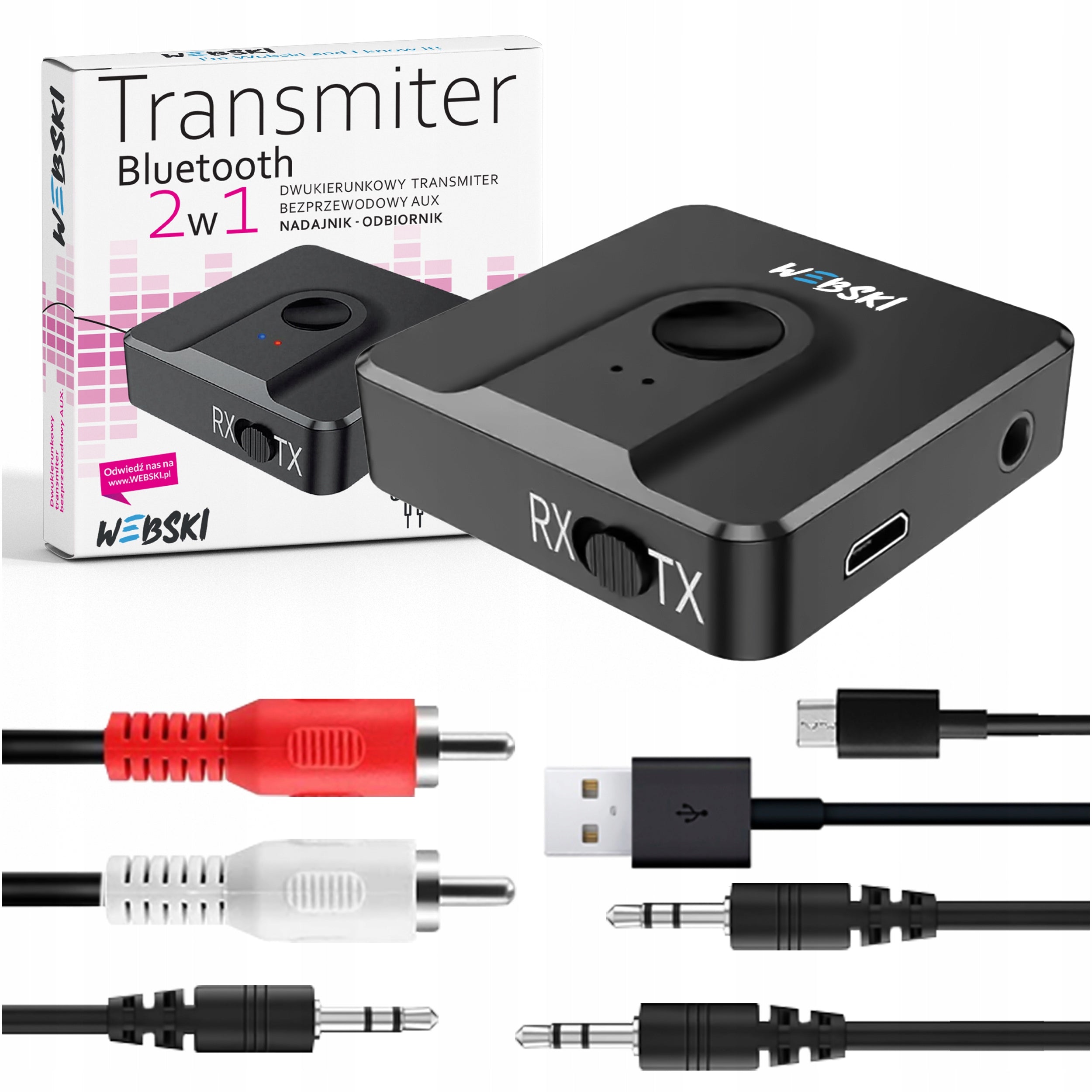 BLUETOOTH RECEIVER TRANSMITTER FOR TV AUX