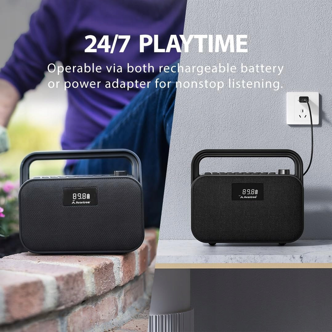 BLUETOOTH SPEAKER 30W FM RADIO BATTERY 20H USB SD CARD Model A1