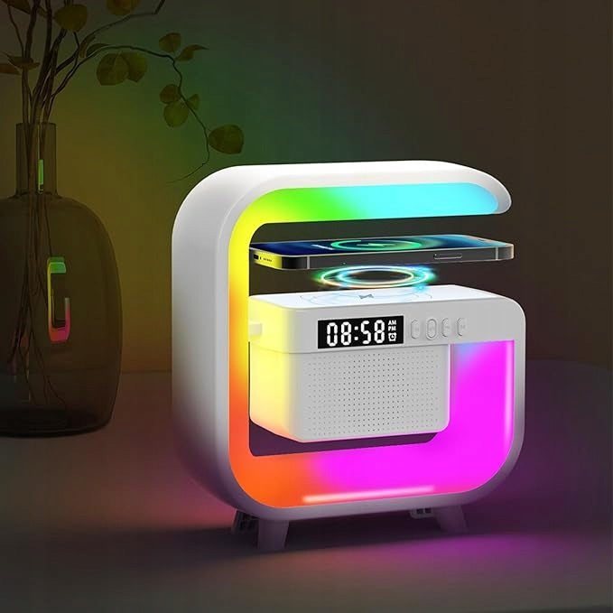 BLUETOOTH SPEAKER 5.0 RGB DESK LAMP INDUCTION CHARGER GIFT Model other