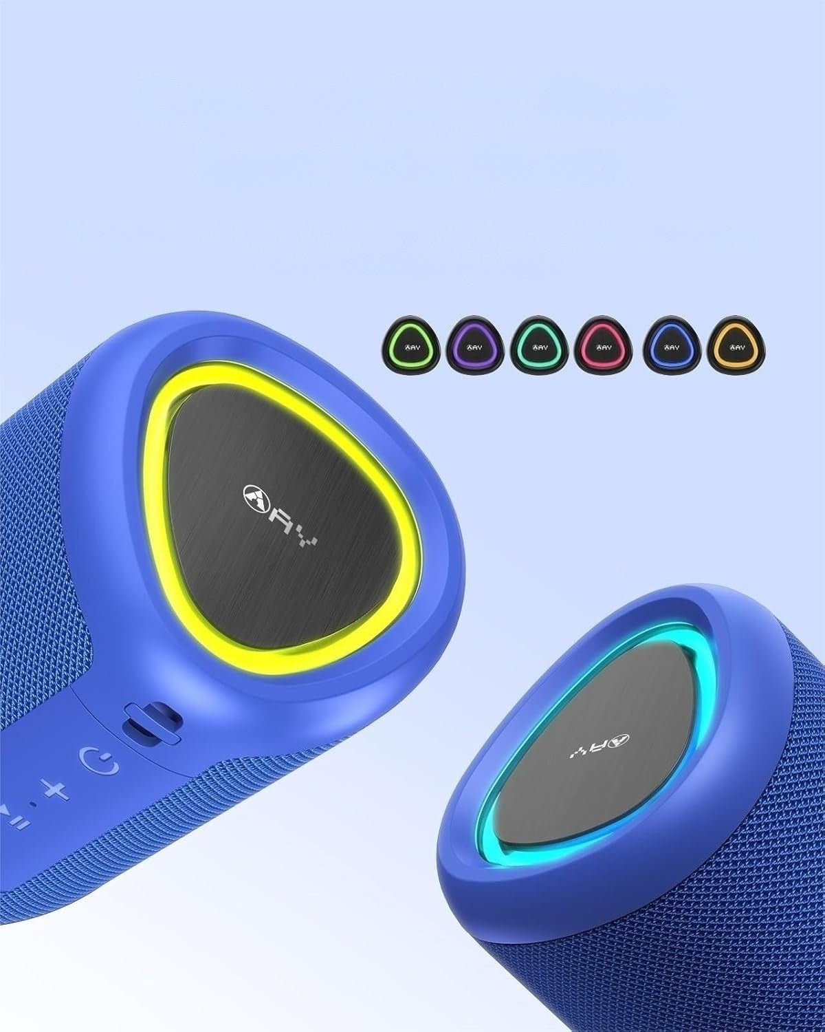 BLUETOOTH SPEAKER 5.3 WATERPROOF IPX5 LED 15W Packaging status original