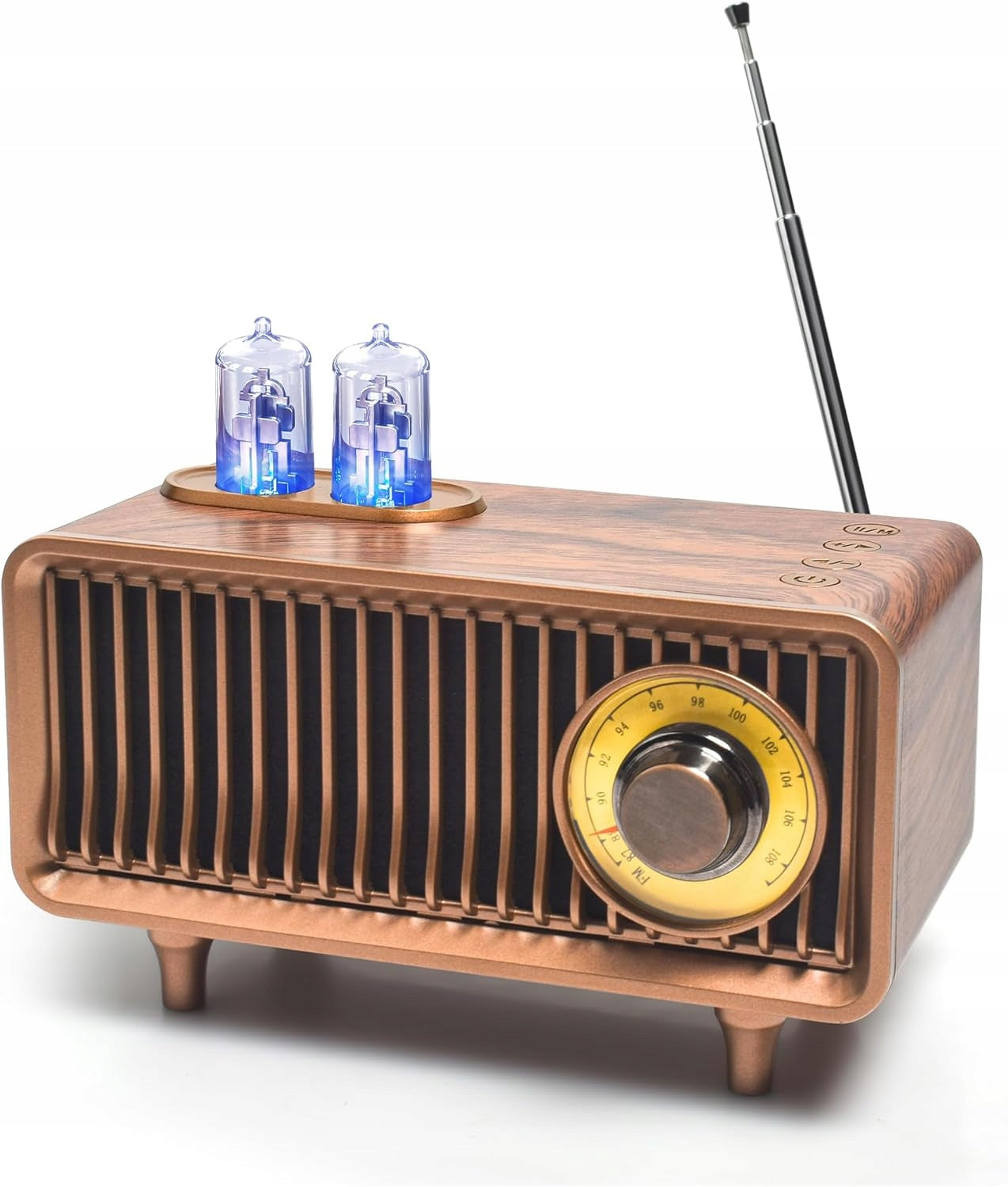 BLUETOOTH SPEAKER COLSUR AS19 FM RADIO TF AUX USB Vintage RETRO PORTABLE