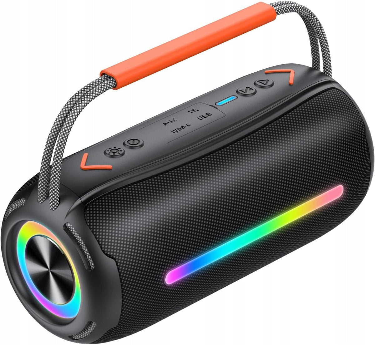 BLUETOOTH SPEAKER IPX7 AOWOKA BLUETOOTH PORTABLE LED STRONG BASS STEREO