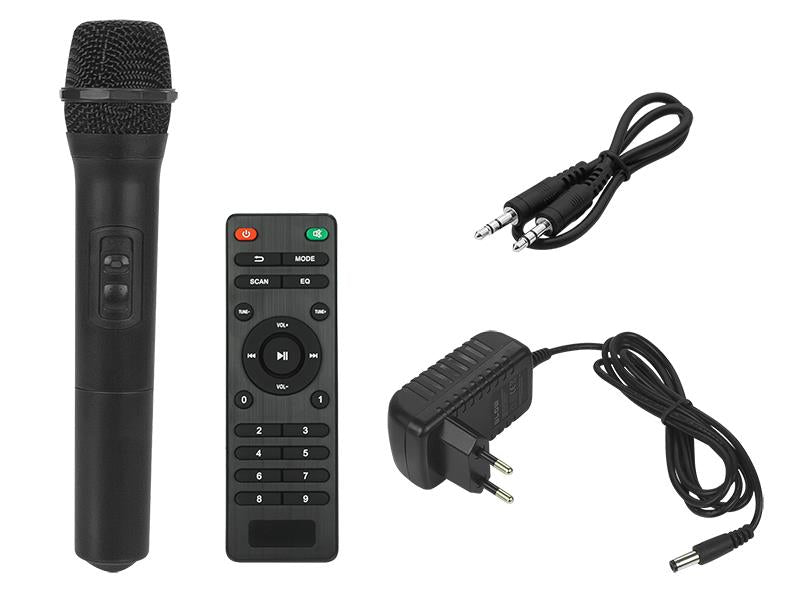 BLUETOOTH SPEAKER KARAOKE MICROPHONE USB SD RADIO FM Model BT3100