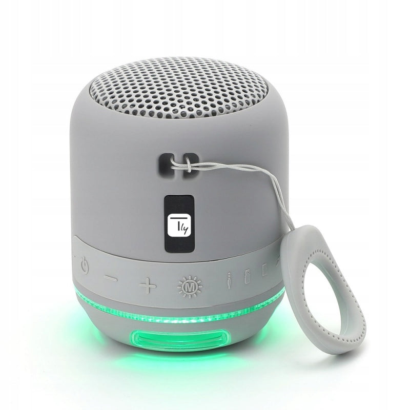 BLUETOOTH SPEAKER LED GREY