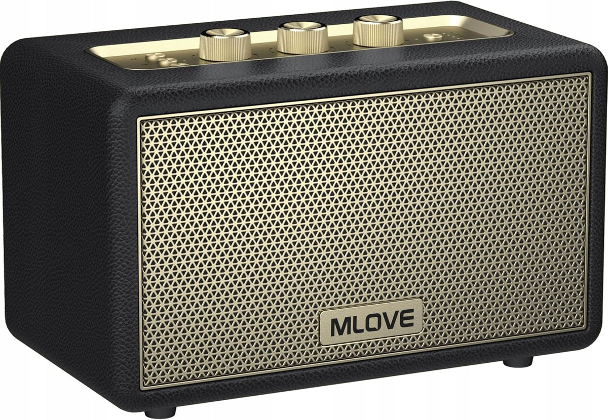 BLUETOOTH SPEAKER MLOVE A200 RETRO PORTABLE BASS POWERFUL SUBWOOFER 80W