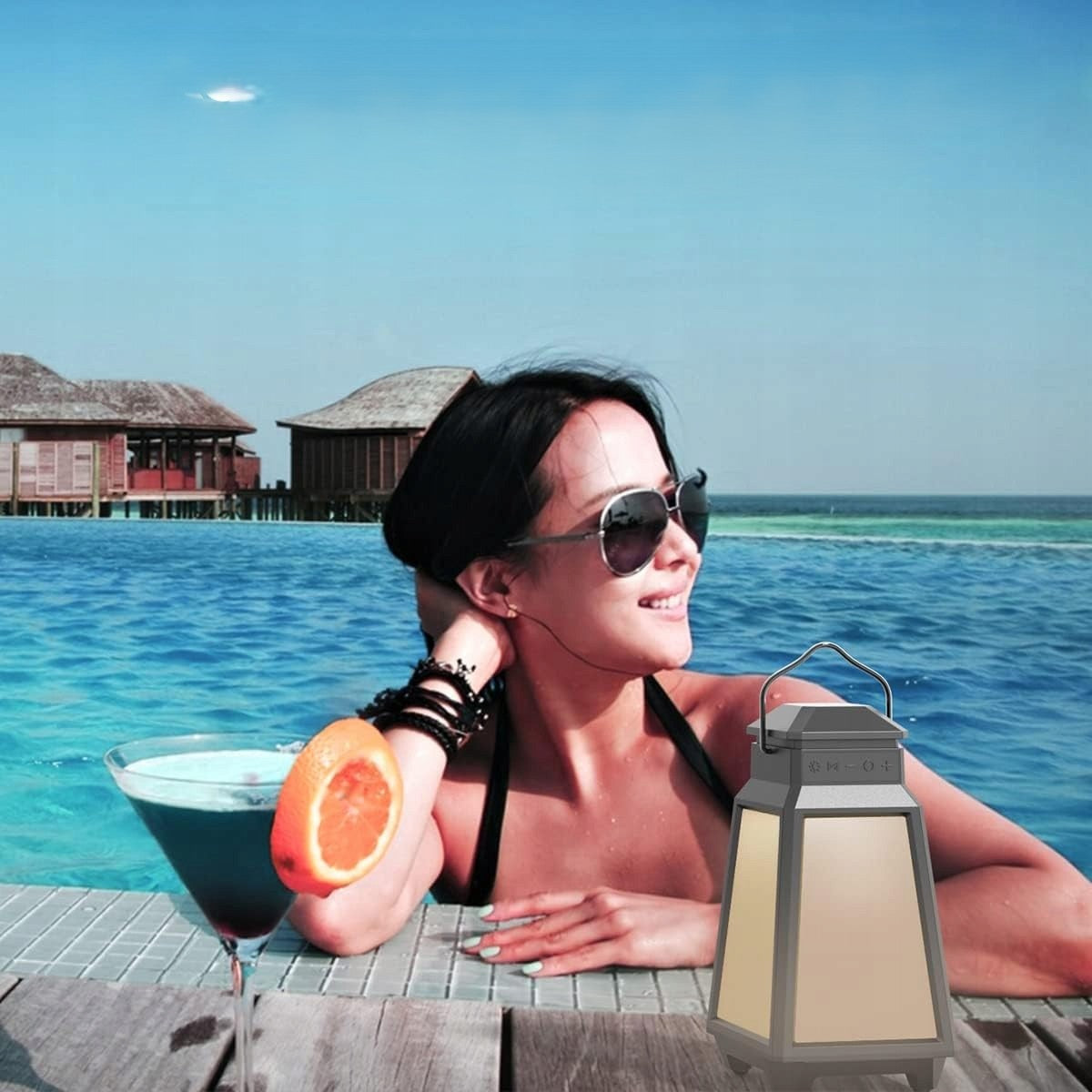 BLUETOOTH SPEAKER OUTDOOR WIRELESS WATERPROOF INWA SET OF 2 Brand no brand