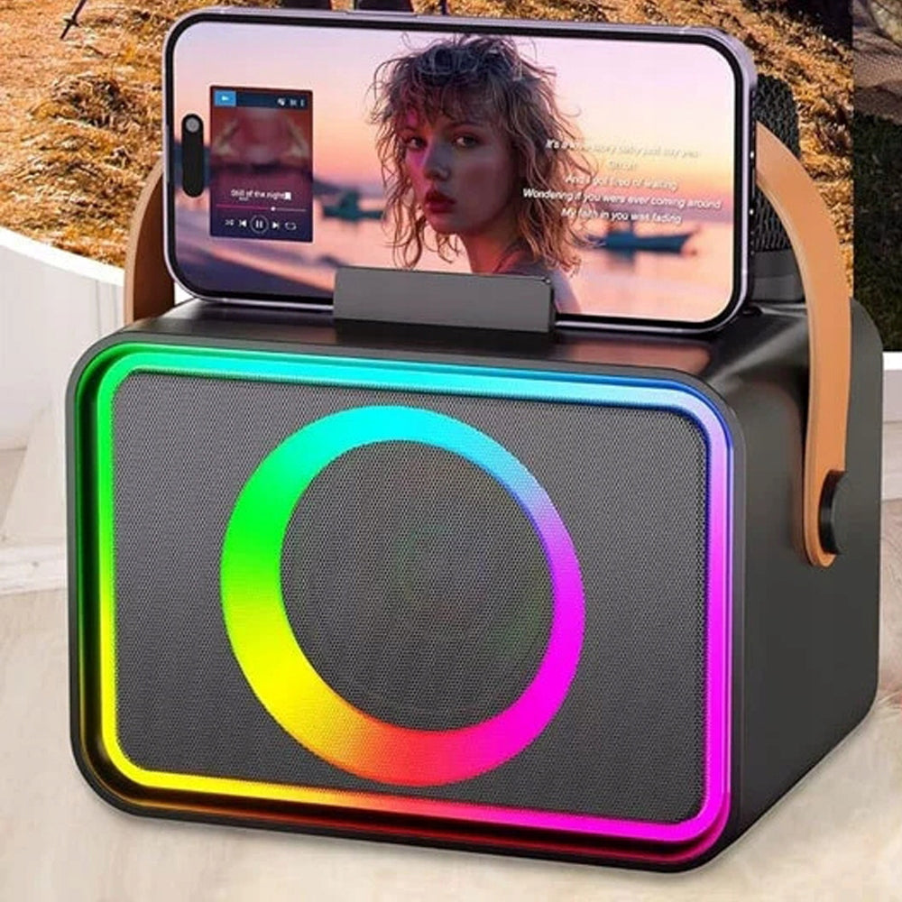 BLUETOOTH SPEAKER PORTABLE 2 MICROPHONES FOR SINGING AT HOME PARTIES Model other