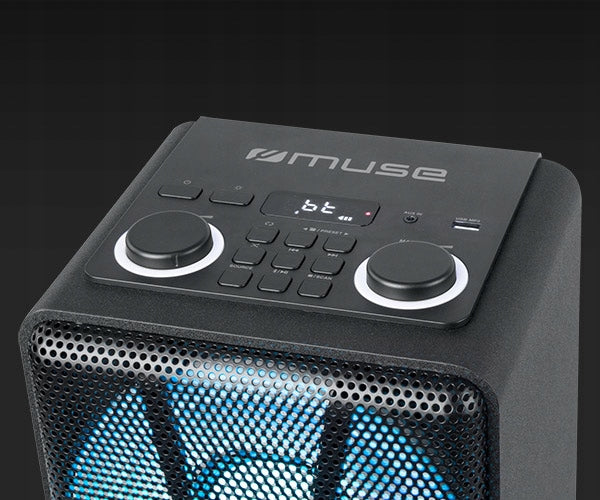 BLUETOOTH SPEAKER PORTABLE BACKLIGHT LED PARTY BOX MUSE M-1805DJ Brand Muse