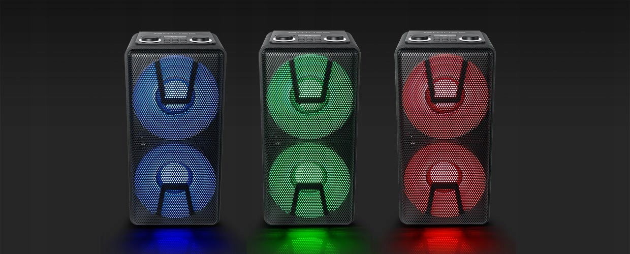 BLUETOOTH SPEAKER PORTABLE BACKLIGHT LED PARTY BOX MUSE M-1805DJ EAN (GTIN) 3700460207731