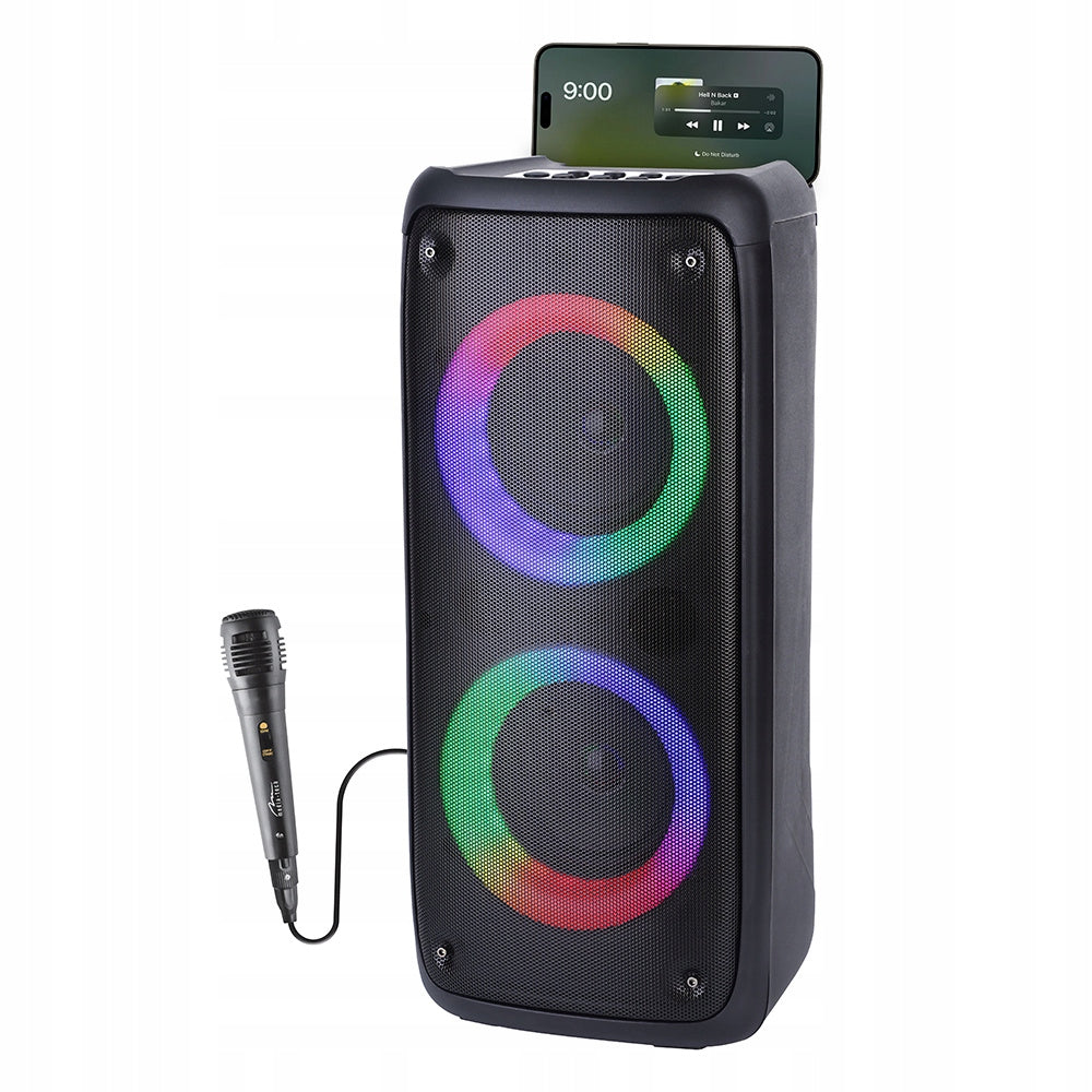 BLUETOOTH SPEAKER PORTABLE FUNBOX KARAOKE MP3 POWERFUL 40W 10H ACTION Brand no brand