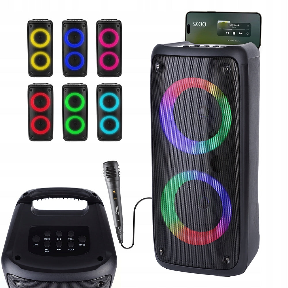 BLUETOOTH SPEAKER PORTABLE FUNBOX KARAOKE MP3 POWERFUL 40W 10H ACTION