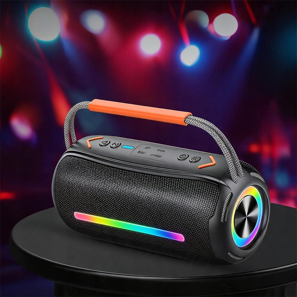 BLUETOOTH SPEAKER PORTABLE IPX6 20W RGB AUX USB POWERBANK BLACK Model other
