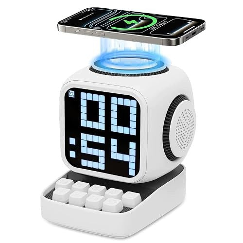 BLUETOOTH SPEAKER PORTABLE PIXEL RETRO WITH WIRELESS CHARGING Brand no brand