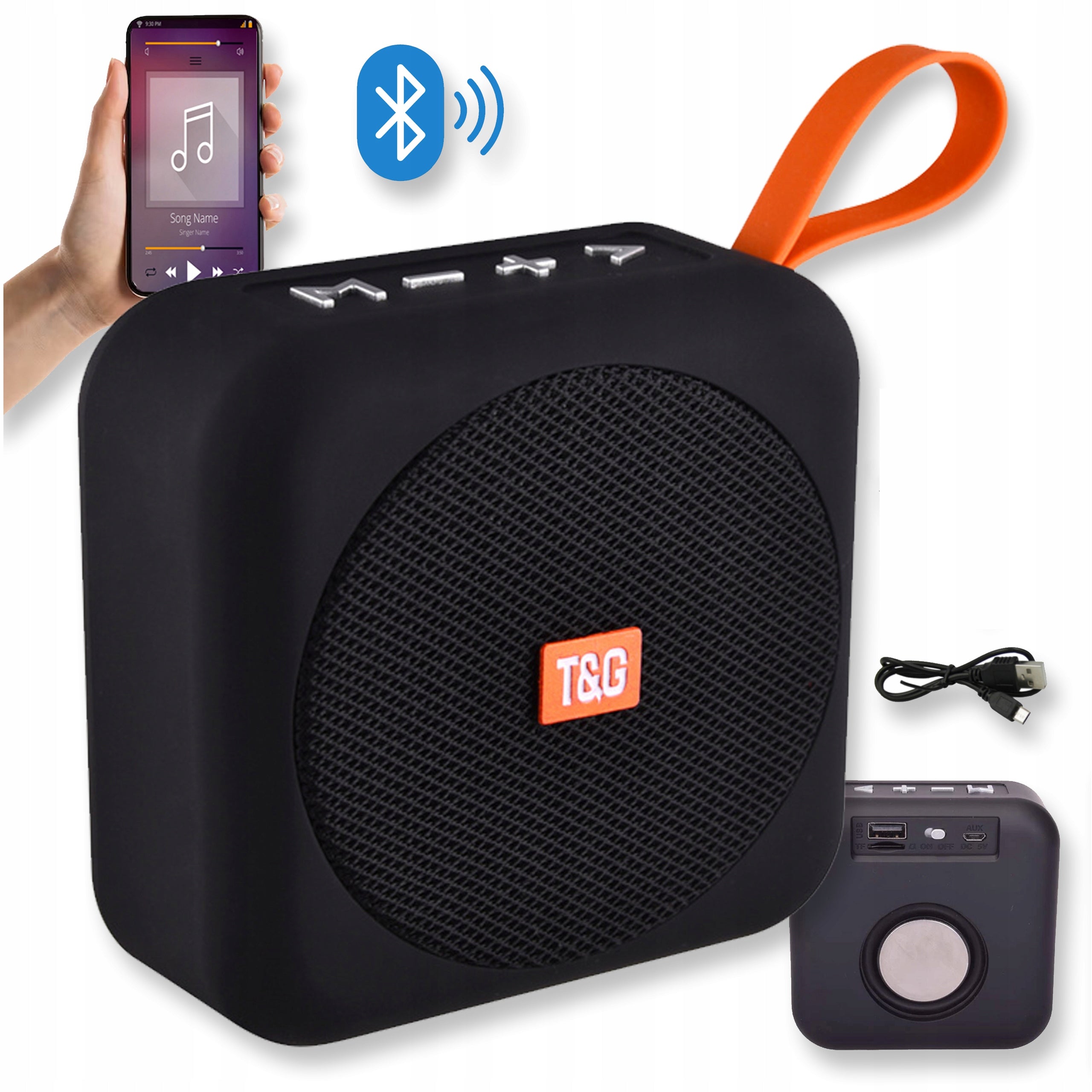 BLUETOOTH SPEAKER PORTABLE USB POCKET MINI BOOMBOX MICROPHONE BT AUX FM Packaging status original